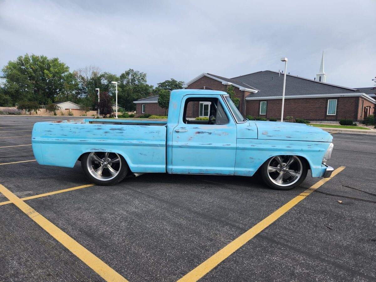1970 ford f-100 2wd short bed hot rod lowered