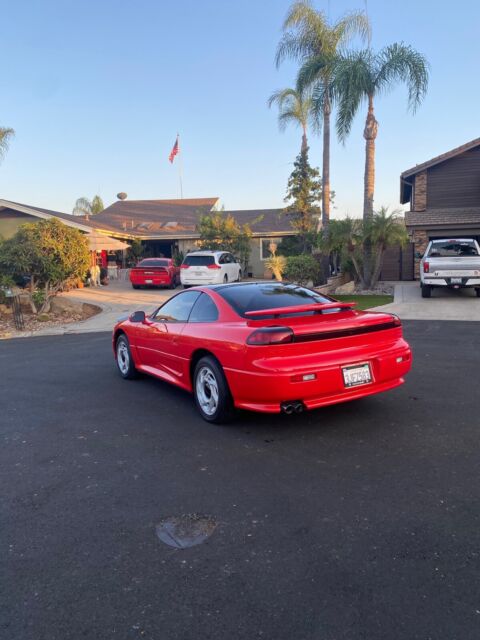 1991 dodge stealth hatchback red fwd manual r/t