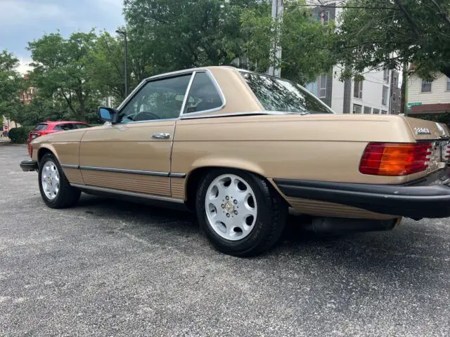 1980 mercedes-benz 380 sl convertible brown rwd automatic sl