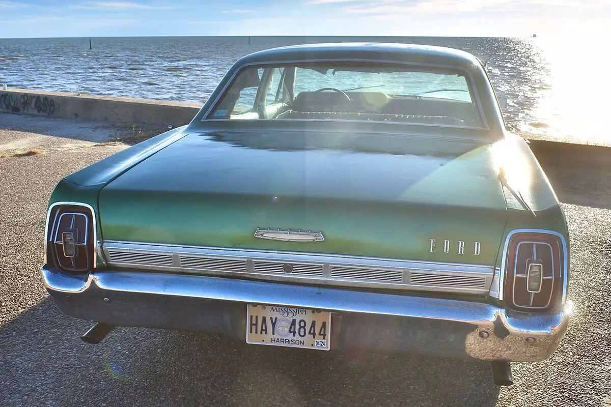 1967 ford galaxie 500 sedan green rwd automatic
