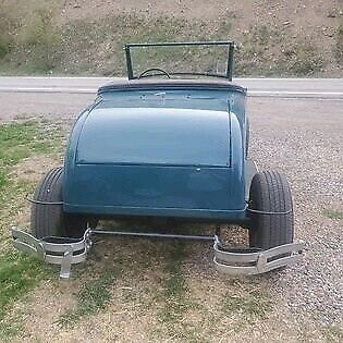 1928 ford model a convertible green rwd manual