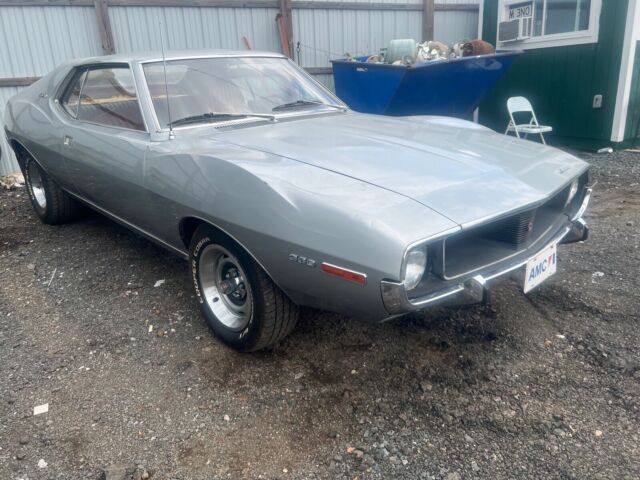 1971 amc javelin coupe grey rwd automatic sst