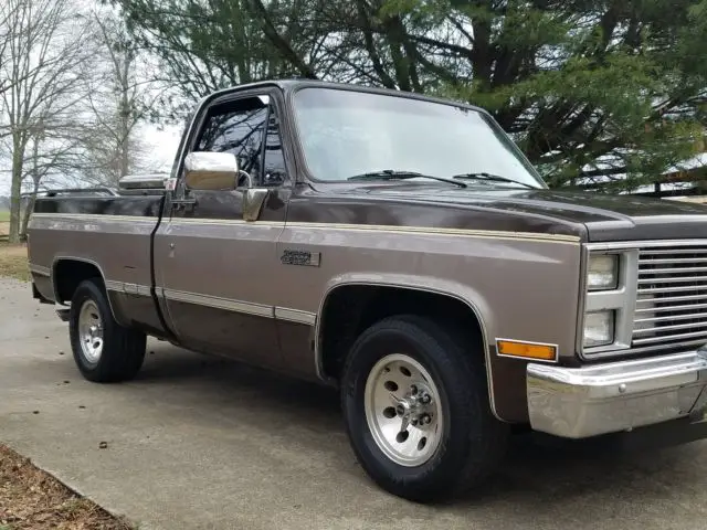 1987 gmc k1500 short bed 2wd, fuel injected, highly optioned. c10