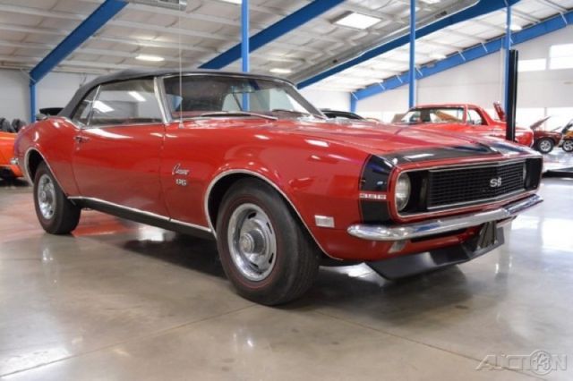 1968 ss/rs convertible used automatic rear wheel drive