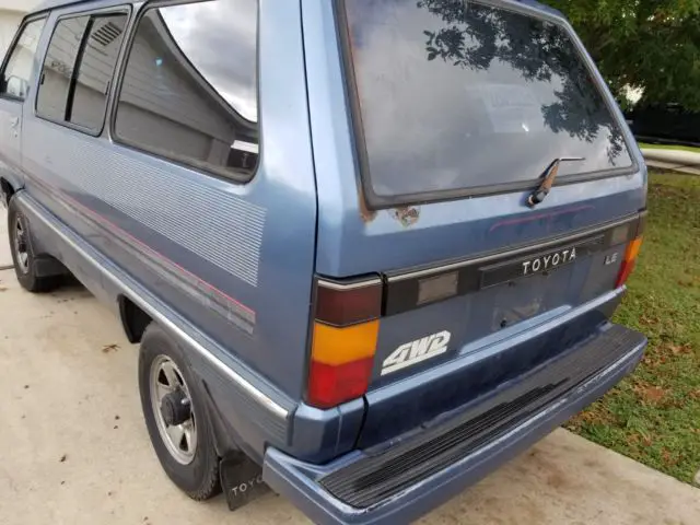 1988 toyota 4x4 van vanwagon le syncro truck camper
