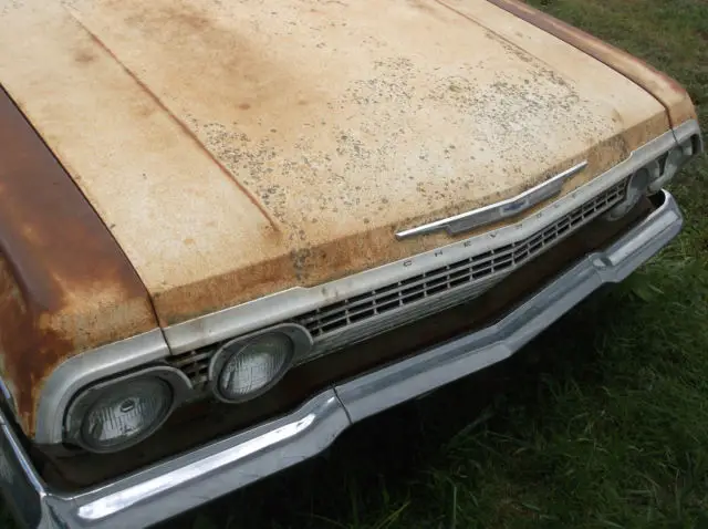 1963 chevrolet impala 4 door hardtop with 327 v-8 motor-as found condition