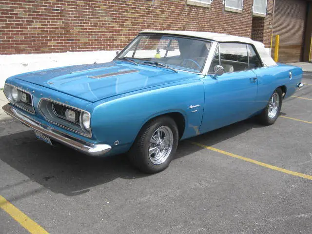 1967 plymouth barracuda convertible - 86,000 mile az car