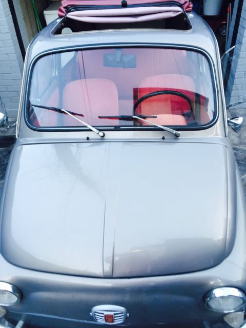 1972 fiat 500l model l luxury gray-no reserve