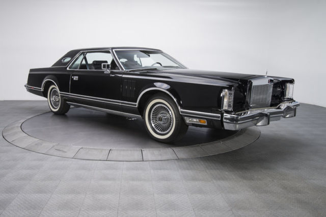 1979 lincoln continental mark v 12,032 miles black hardtop 400 v8 3 speed automa