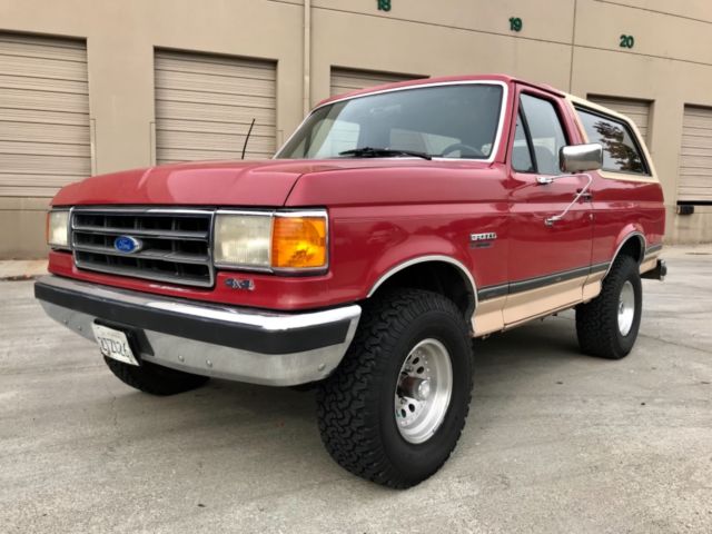 1990 ford bronco eddie bauer !!! beautiful classic ... no rust ! .....4x4