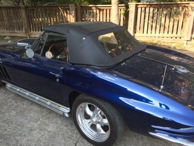 1966 chevrolet corvette convertible low miles used 5 speed manual rwd