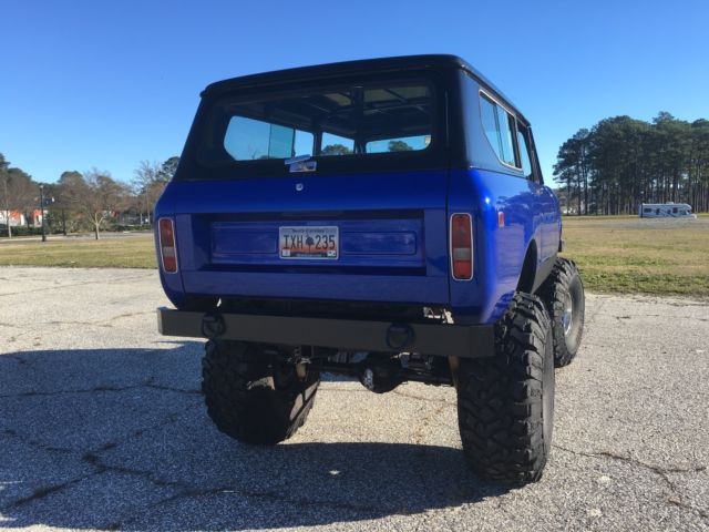 1978 international scout 2, electric blue, 42" tires