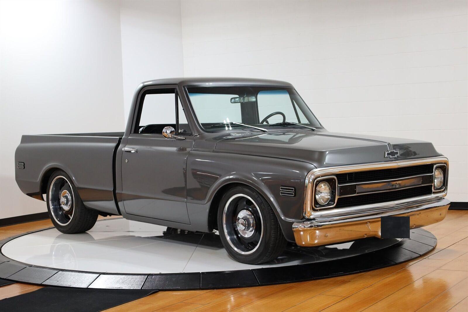 1970 chevrolet c 10 gray truck 95411 miles 350 330 hp