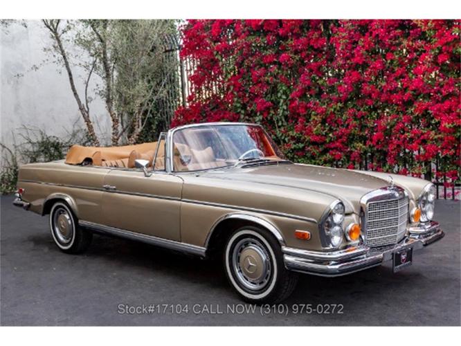 1970 mercedes-benz 280se in beverly hills, california