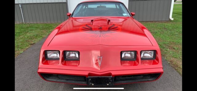 1981 pontiac firebird coupe red rwd automatic trans am