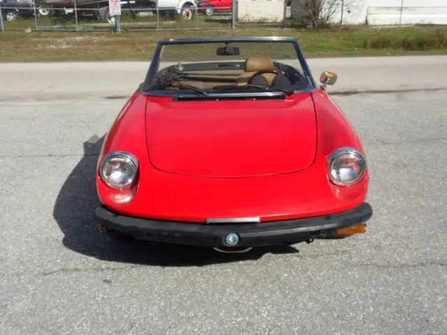 1982 alfa romeo spider veloce running for parts/restoration only 81k miles