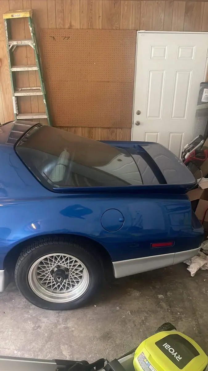 1989 pontiac firebird coupe blue rwd automatic trans am