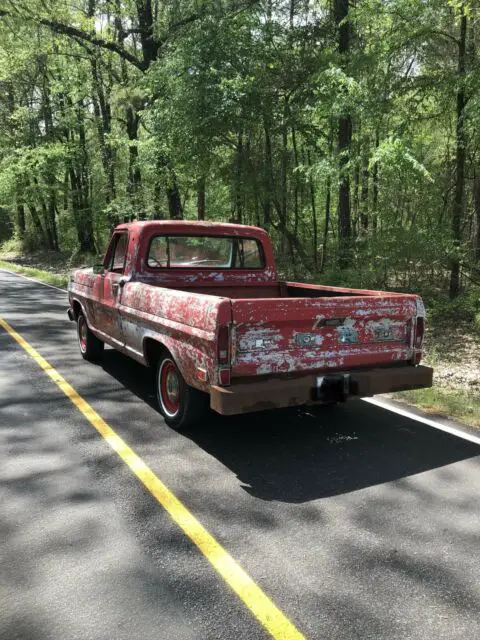1967 ford f-100 short wheel base truck patina