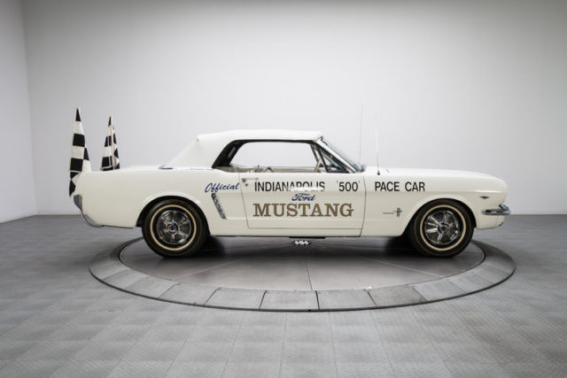 1964 ford mustang pace car 3376 miles fleet white convertible 289 v8 4 speed man