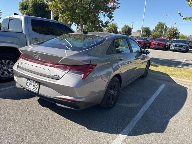 2021 hyundai elantra hev blue