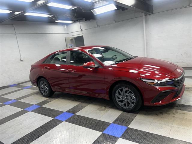 2024 hyundai elantra hybrid blue