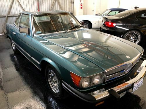1985 mercedes-benz 380 sl 63'000 original documented miles rare color (877)