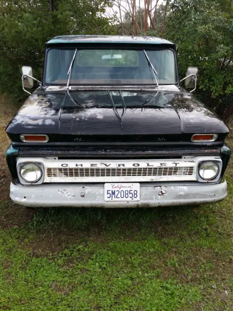 1965 chevy c10 stepside; ca long box short-bed