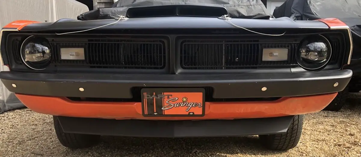 1970 dodge dart 5.6 coupe orange swinger 340