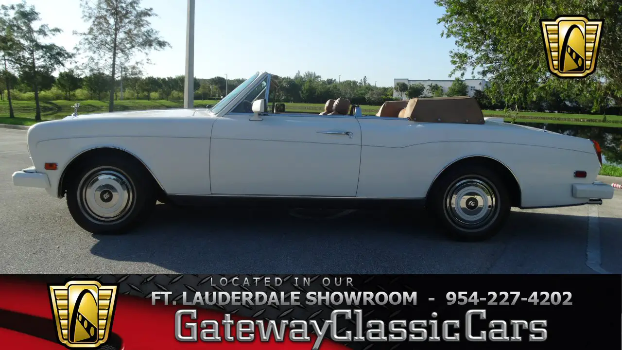 1986 rolls royce corniche ii