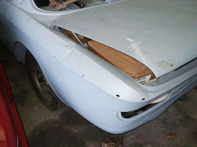 1967 bmw 2000 cs coupe restoration project with a parts car