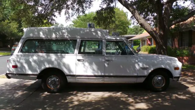 1969 chevy suburban ambulance, only 7900 orig. miles, part of the space program