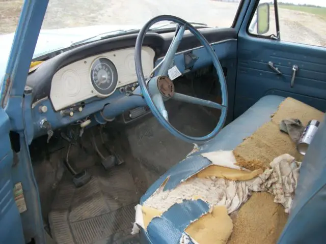 65 1965 ford f250 regular cab long bed truck inline 6 2wd old farm truck antique
