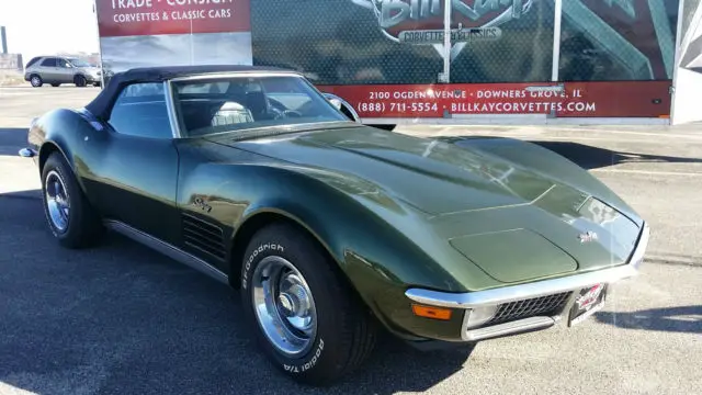 1970 chevrolet corvette convertible l46 350/350hp 4-speed