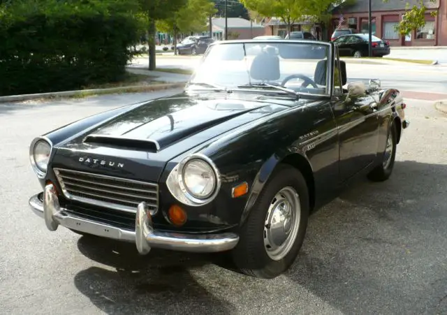 rare 1970 datsun 1600 fairlady roadster convertible triple black