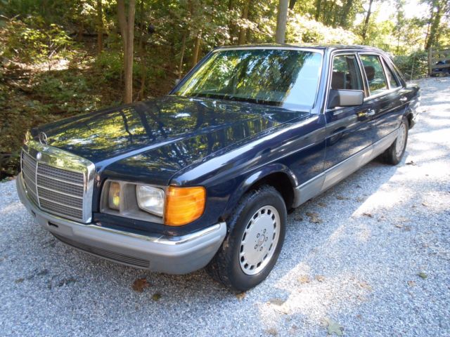 1985 mercedes 380sel euro 126 sedan