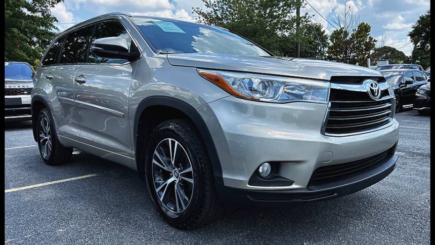 2016 toyota highlander xle
