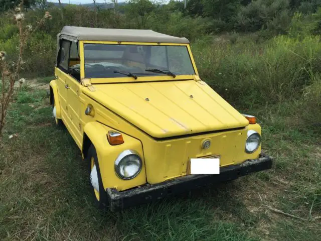 1973 vw volkswagen thing convertible rebuilt engine & brakes, solid & dependable