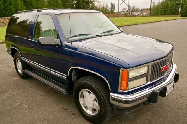 1993 gmc yukon k1500 sle 2-door sport utility 4x4 1'owner 99,000 orig miles