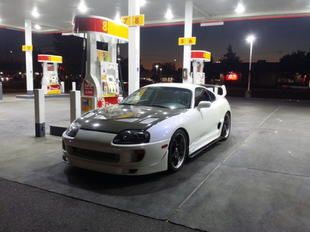 1994 toyota supra turbo 6-spd white