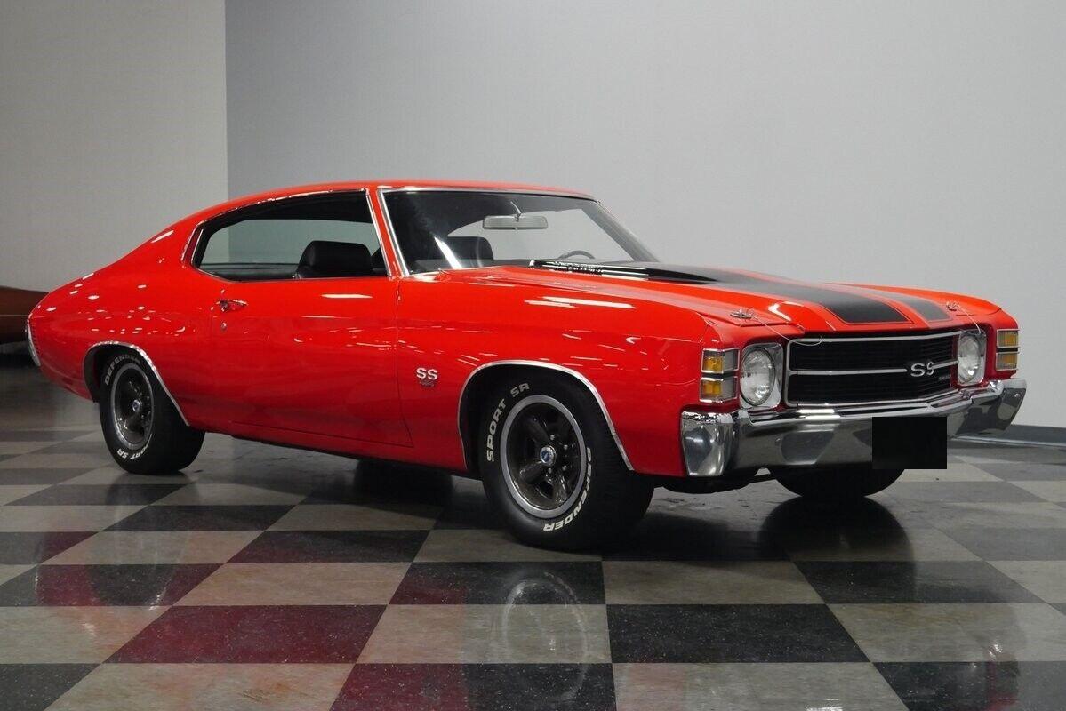 1971 chevrolet chevelle ss 454 tribute amazingly bright red
