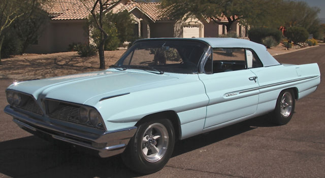 rare 1961 pontiac catalina convertible, 425a, 4 speed, phs documented