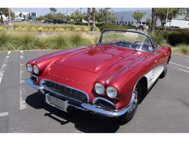 1961 chevrolet corvette 49695 miles burgundy 283 v8 f.i. 4 speed manual