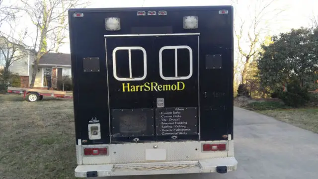1990 ford e-350 econoline work box truck ambulance, 7.3 diesel, nr
