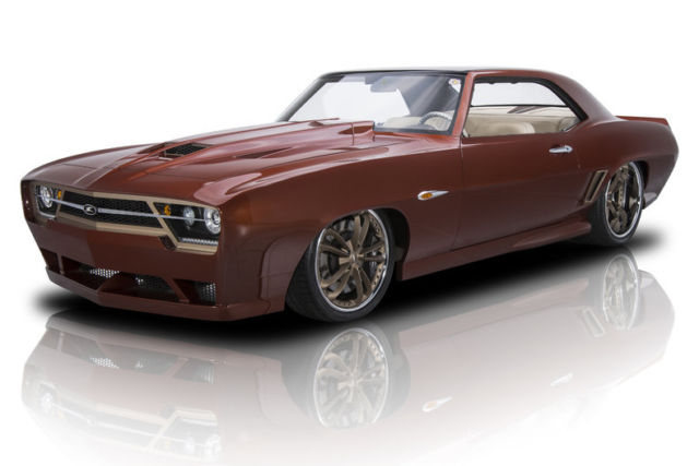 1969 chevrolet camaro 203 miles root beer hardtop zz454 5 speed manual