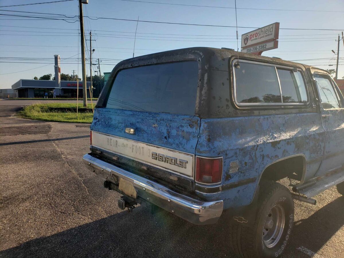 rare standard shift 1983 chevrolet k-5 blazer