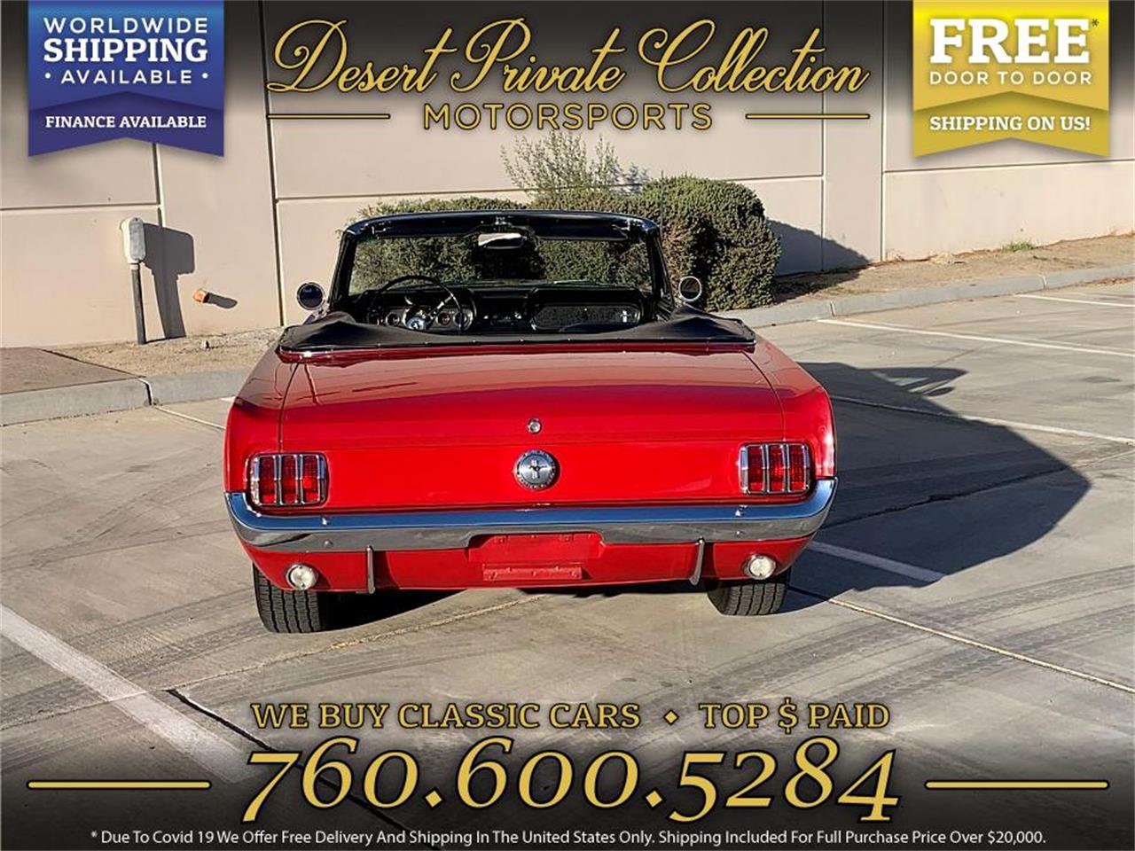 for sale: 1965 ford mustang in palm desert , california for sale in palm desert, ca