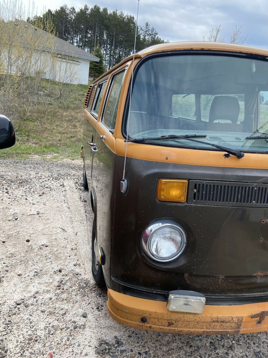 1979 volkswagen bus van brown rwd manual base