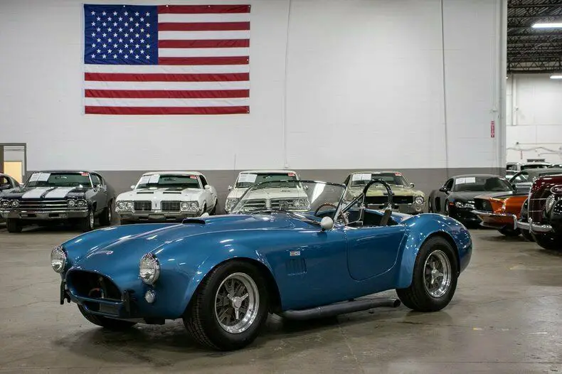1964 shelby cobra 2577 miles blue 302cid v8 manual