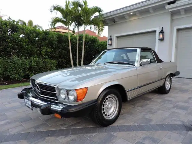 1985 mercedes-benz 380sl 46k miles both tops immaculate r107 sl convertible