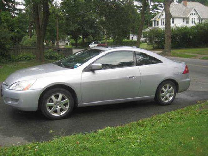 2005 honda accord ex coupe- silver- auto- 91k mi in troy, ny